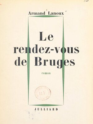 cover image of Le rendez-vous de Bruges